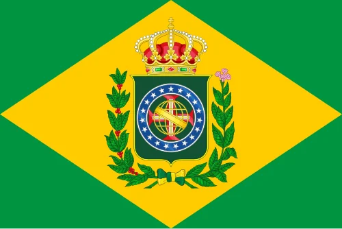 Bandeira do Reino do Brasil (coroa real) (18 de setembro – 1º de dezembro de 1822)