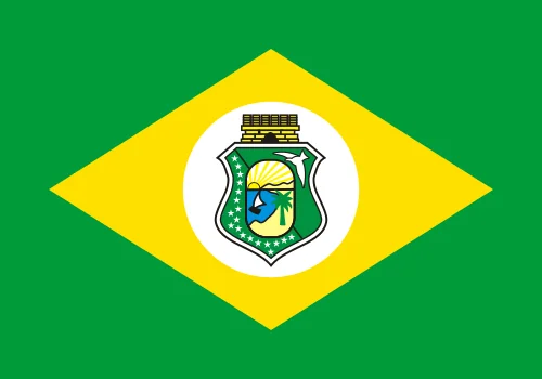 Bandeira com o brasão de 1967 (1967–2007)